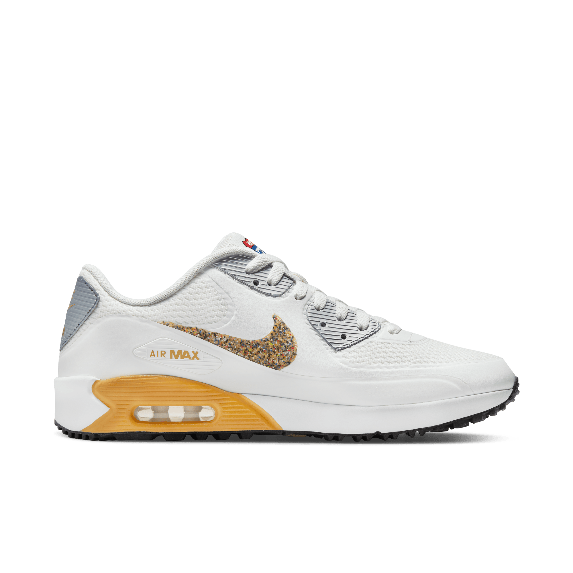 Air Max 90 G NRG P22 Spikeless Golf Shoe - White/Gold | NIKE